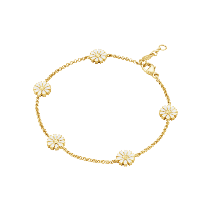 GEORG JENSEN DAISY ARMBÅND I FORGYLDT