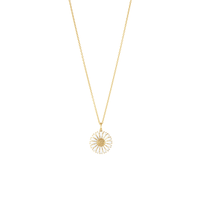 GEORG JENSEN DAISY HALSKÆDE I FORGYLDT