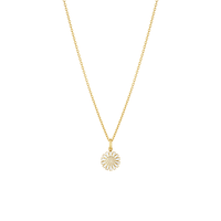 GEORG JENSEN DAISY HALSKÆDE I FORGYLDT