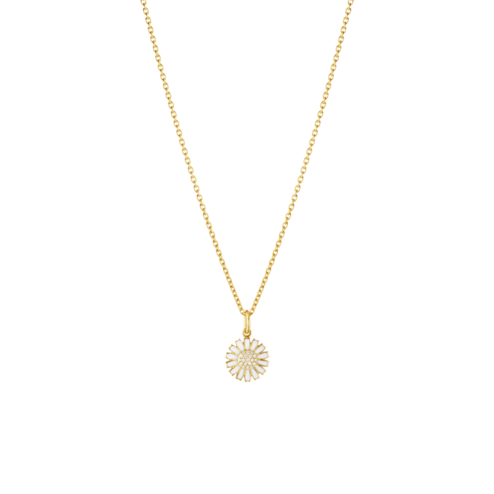 GEORG JENSEN DAISY HALSKÆDE I FORGYLDT