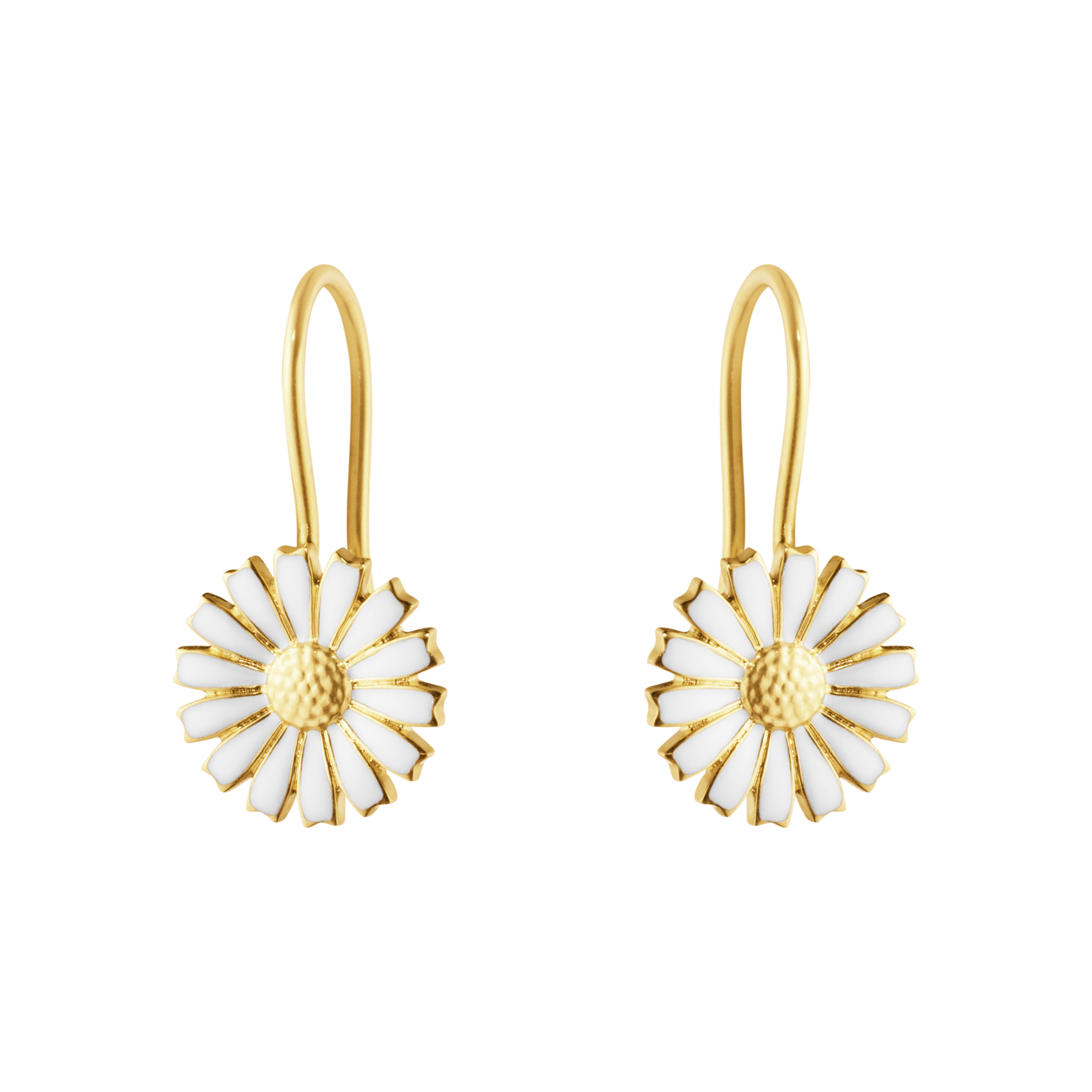 GEORG JENSEN DAISY ØRERINGE I FORGYLDT