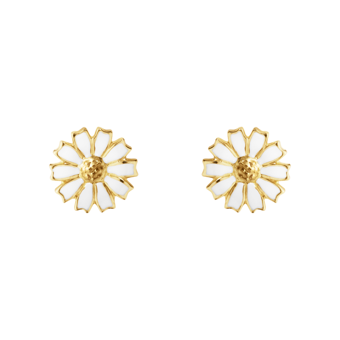 GEORG JENSEN DAISY ØRERINGE I FORGYLDT