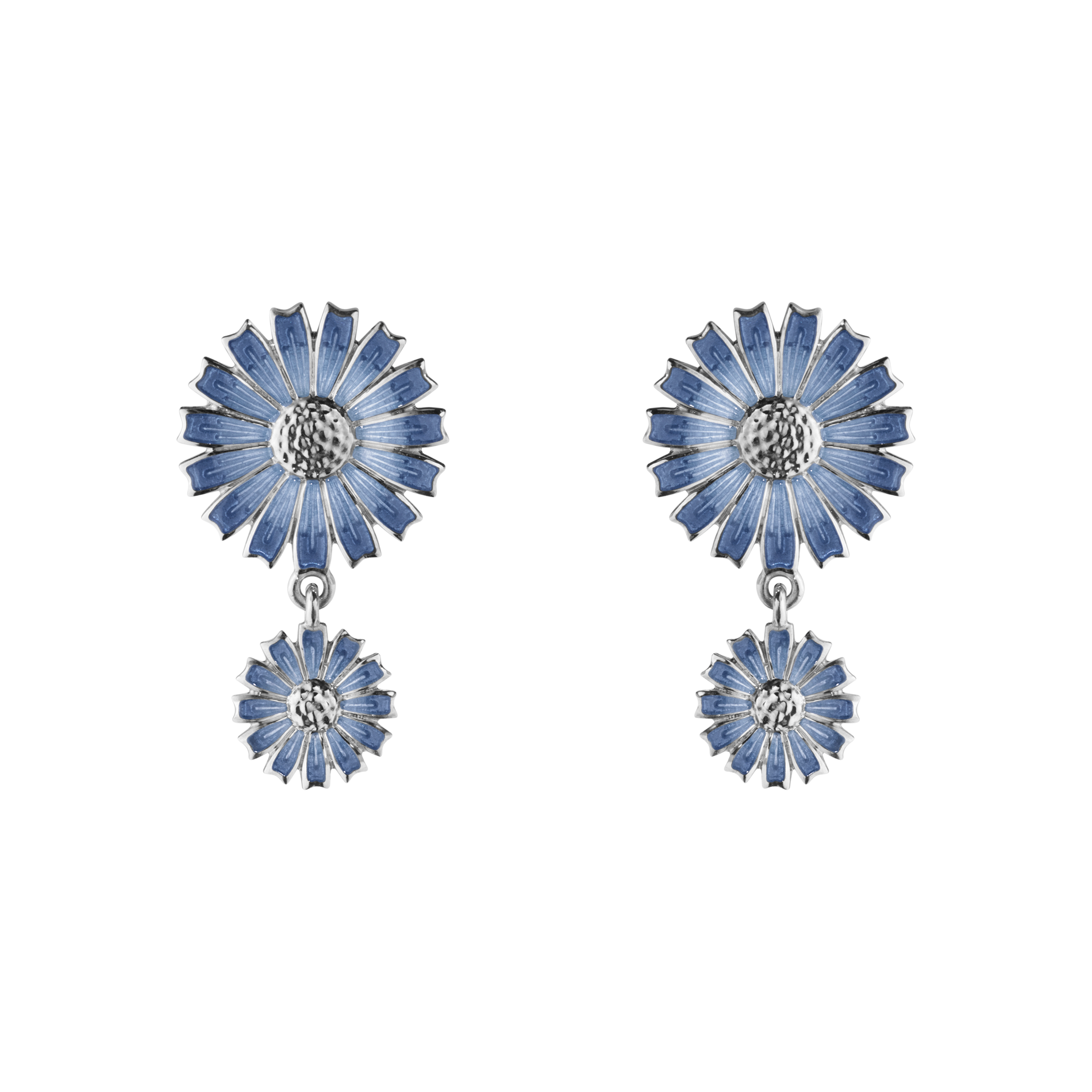 GEORG JENSEN DAISY ØRERINGE I SØLV