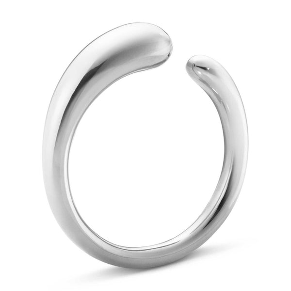 Georg Jensen Mercy mini ring i sterlingsølv med åben form