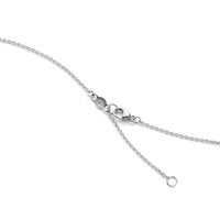 Georg Jensen Fusion halskæde i hvidguld med diamanter, lås