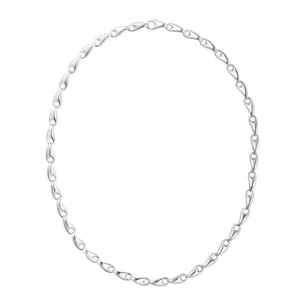 Georg Jensen Reflect halskæde i sterlingsølv, 60 cm