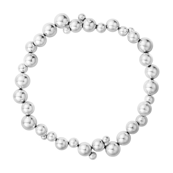 Georg Jensen Moonlight Grapes Big collier i sterlingsølv