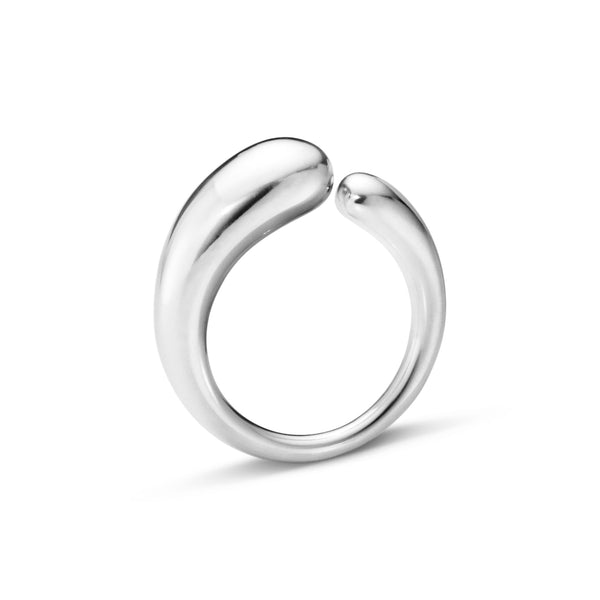 Georg Jensen Mercy small ring i sterlingsølv med åben form