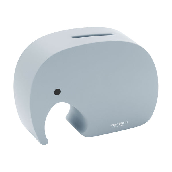 Georg Jensen Miniphant i lyseblå stål