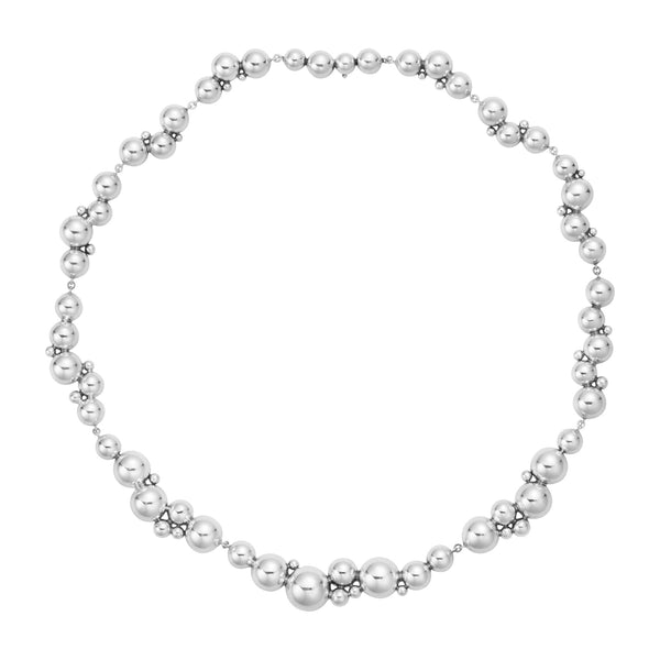 Georg Jensen Moonlight Grapes collier i oxideret sterlingsølv