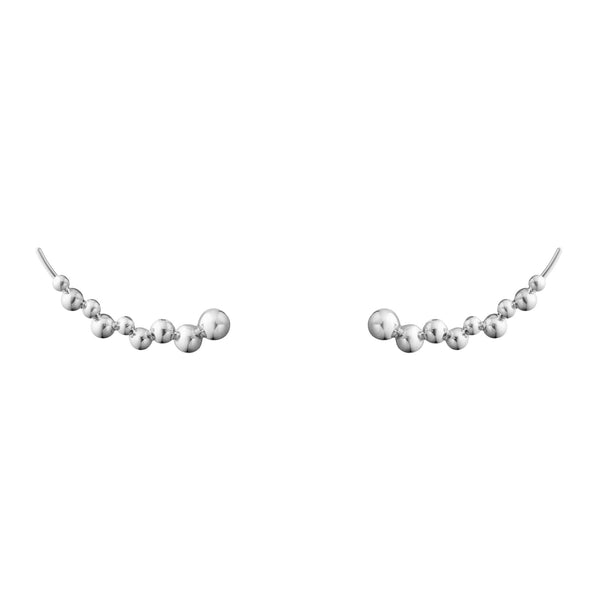 Georg Jensen Moonlight Grapes earcuffs i sterlingsølv med kugler