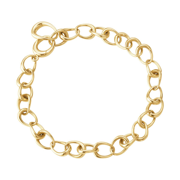 Georg Jensen Offspring Link armbånd i 18 karat guld