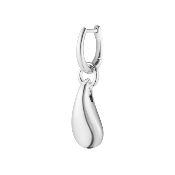 Georg Jensen Reflect Drop ørering i sterlingsølv med dråbe