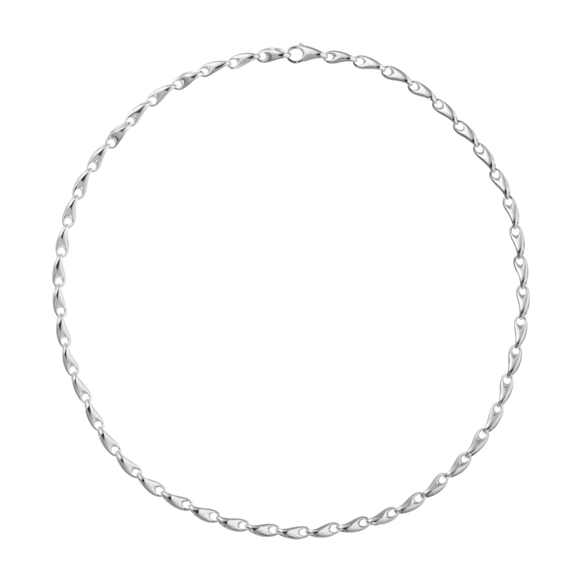 Georg Jensen Reflect Link halskæde i sterlingsølv