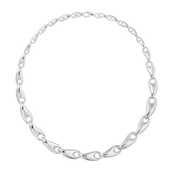 Georg Jensen Reflect Graduated halskæde i sterlingsølv