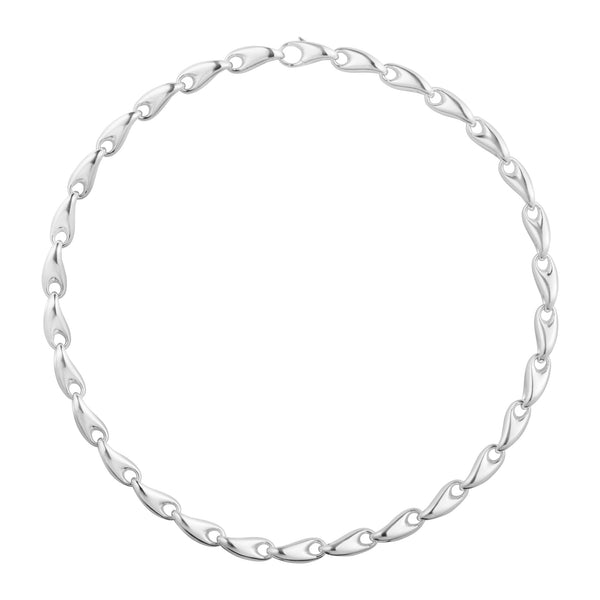 Georg Jensen Reflect Small Link halskæde i sterlingsølv
