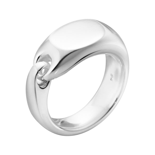 Georg Jensen Reflect Signetring i sterlingsølv