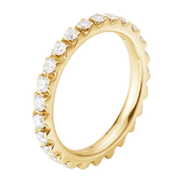 Georg Jensen Signature Diamonds Big ring i 18 karat guld med diamanter