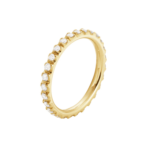 Georg Jensen Signature Diamonds Medium ring i 18 karat guld