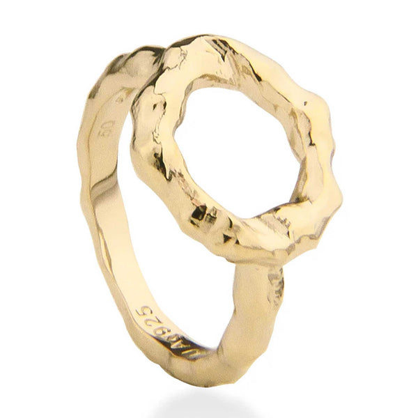 Forgyldt ring fra jeberg
