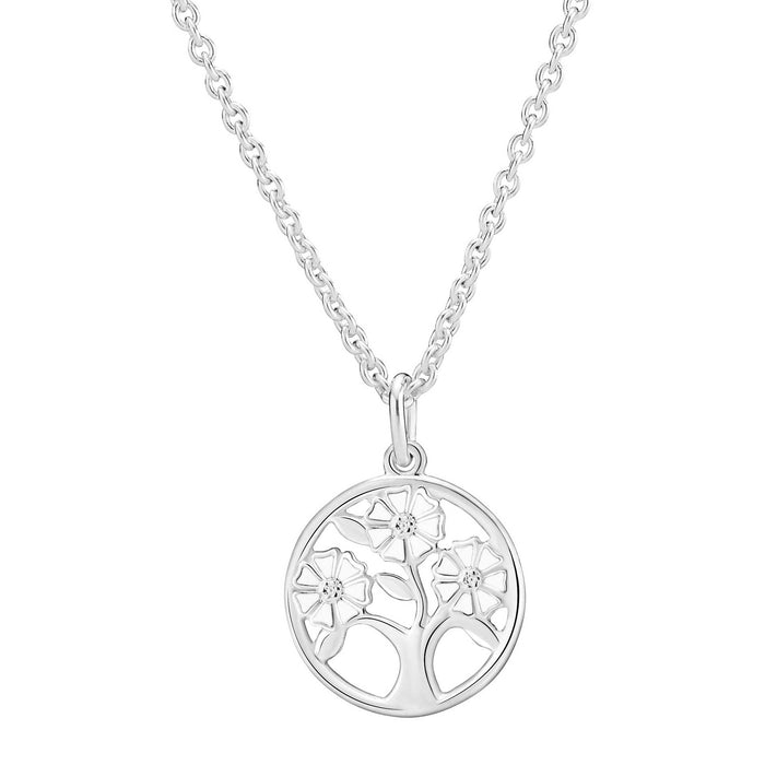 Livets træ halskæde i sølv fra Lund Copenhagen