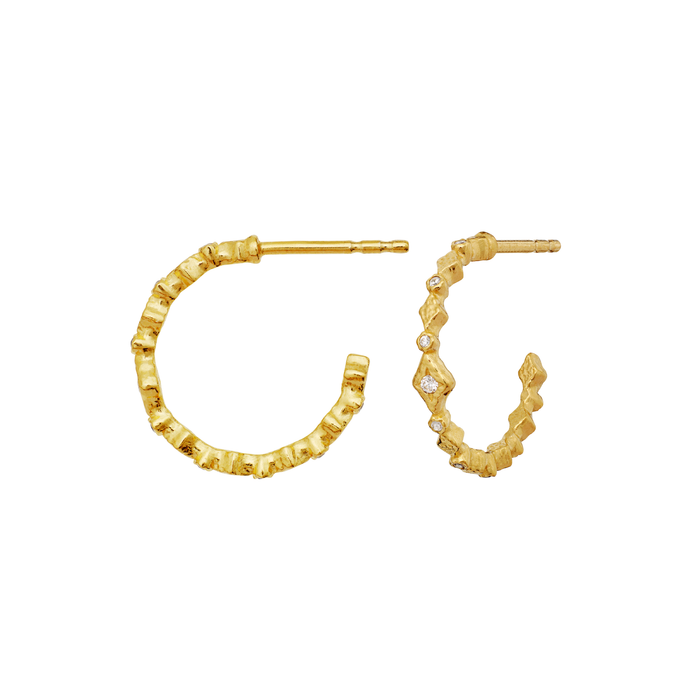 MAANESTEN ØRERINGE I FORGYLDT