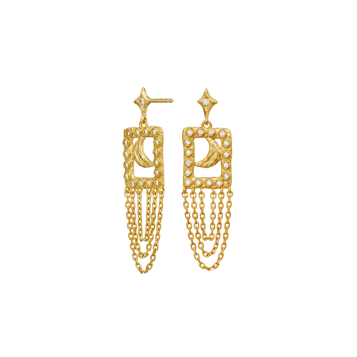 MAANESTEN ØRERINGE I FORGYLDT