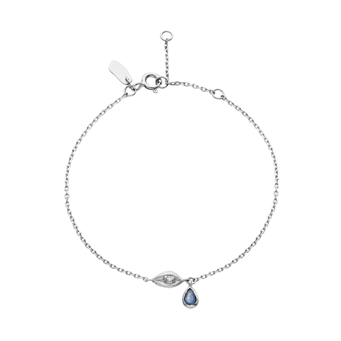 MAANESTEN ARMBÅND I SØLV