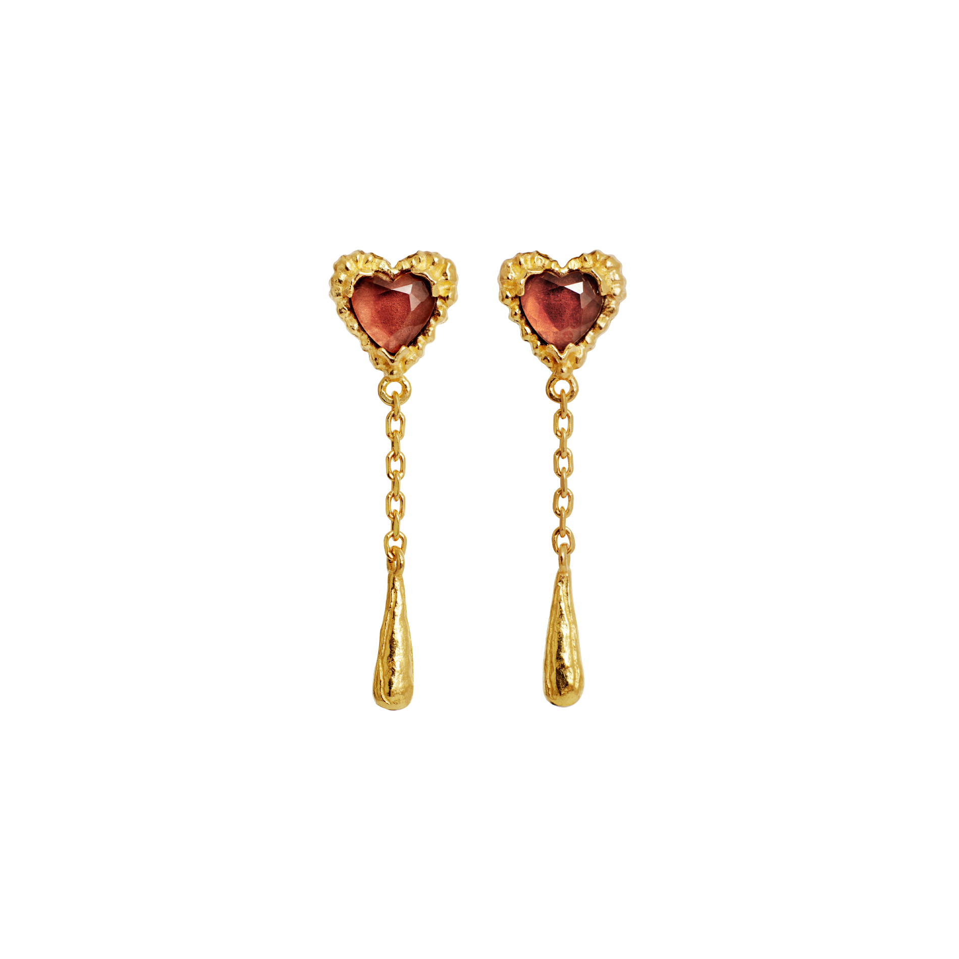 MAANESTEN ØRERINGE I FORGYLDT