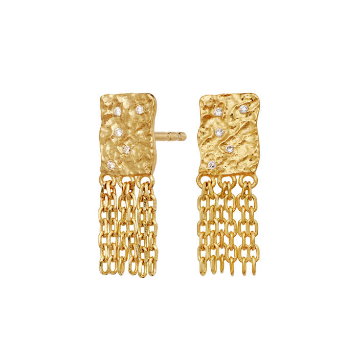 MAANESTEN ØRERINGE I FORGYLDT