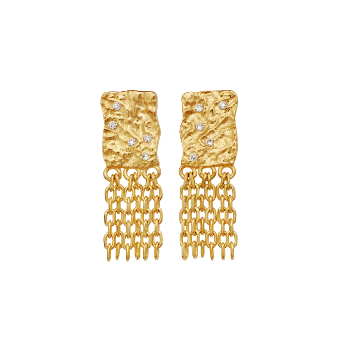 MAANESTEN ØRERINGE I FORGYLDT