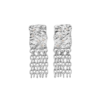 MAANESTEN ØRERINGE I SØLV