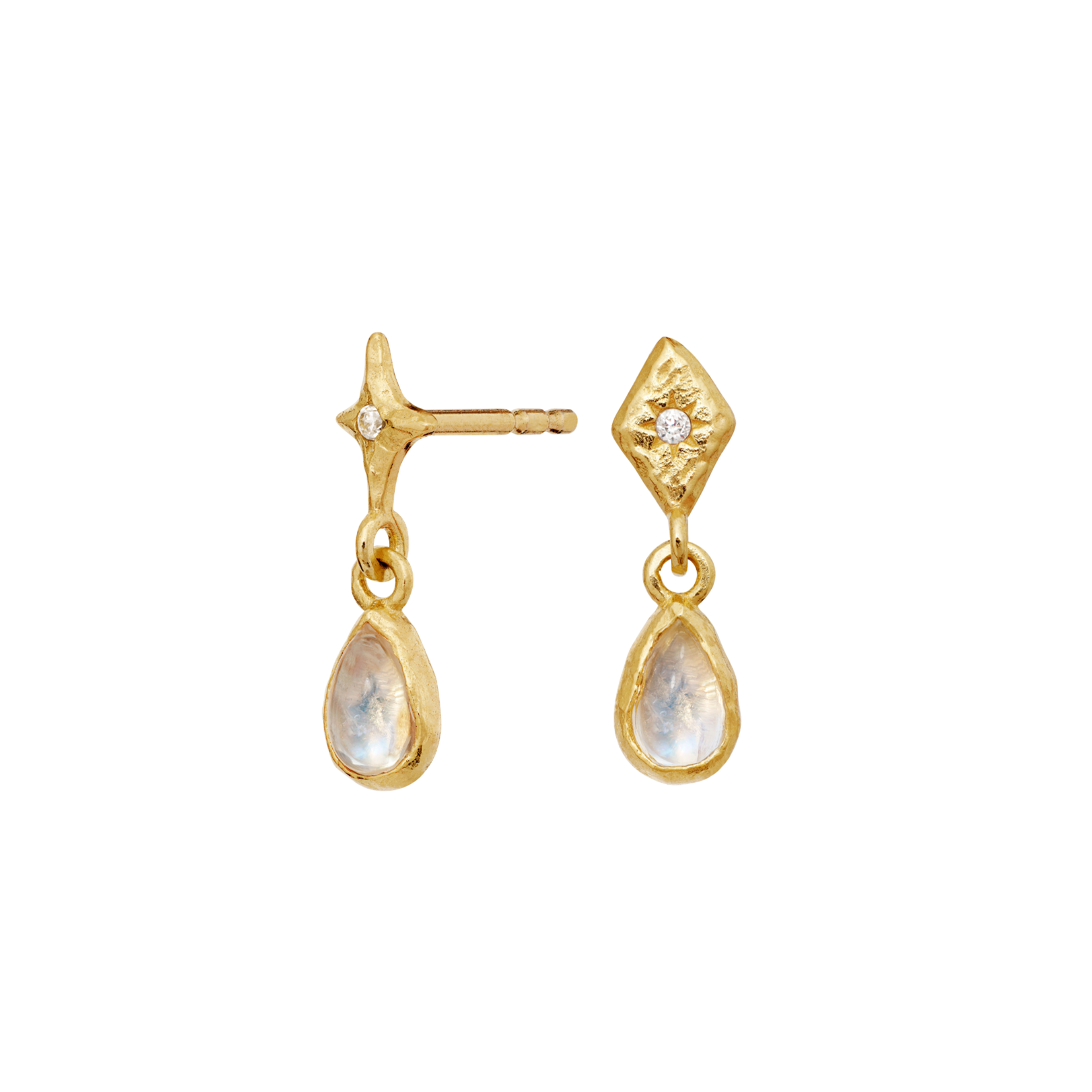 MAANESTEN ØRERINGE I FORGYLDT