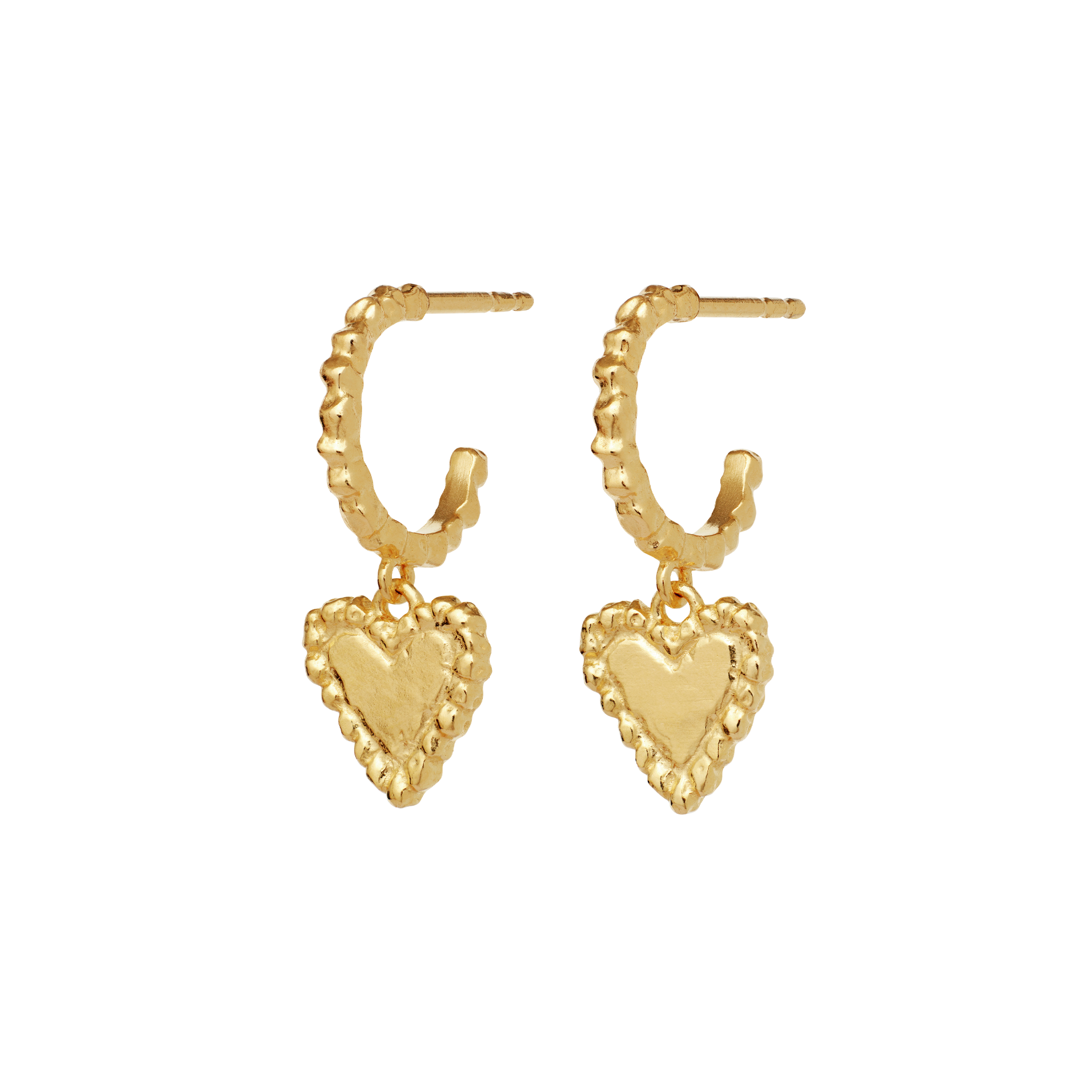 MAANESTEN ØERINGE I FORGYLDT