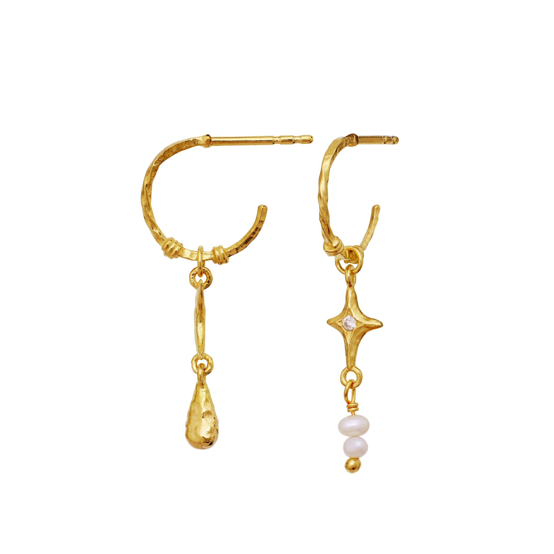 MAANESTEN ØRERINGE I FORGYLDT