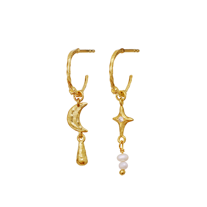 MAANESTEN ØRERINGE I FORGYLDT