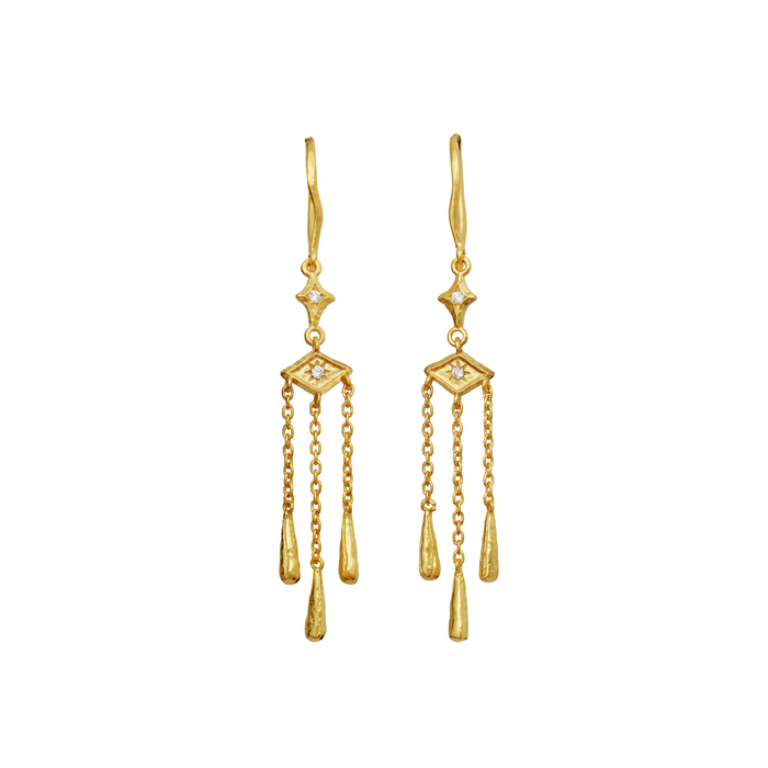 MAANESTEN ØRERINGE I FORGYLDT