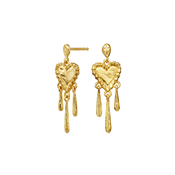 MAANESTEN ØRERINGE I FORGYLDT