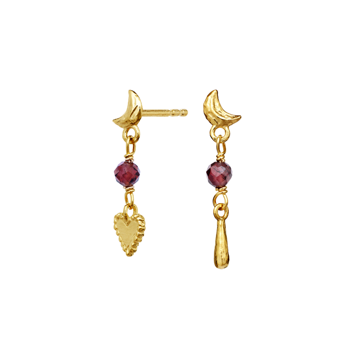 MAANESTEN ØRERINGE I FORGYLDT