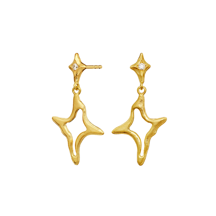 MAANESTEN ØRERINGE I FORGYLDT