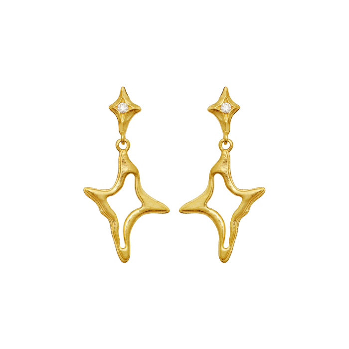 MAANESTEN ØRERINGE I FORGYLDT