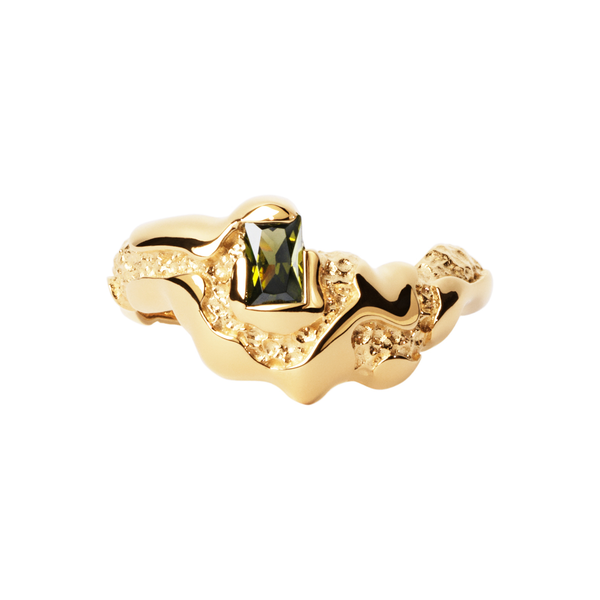 Camille Brinch Mellem Contrast ring i forgyldt