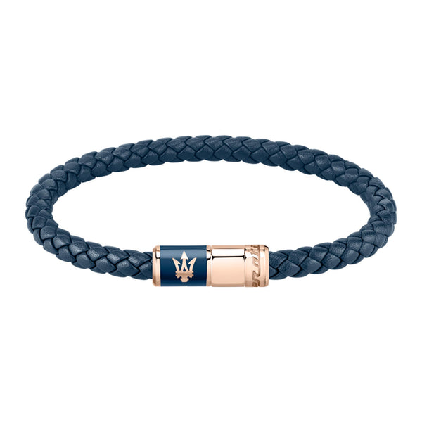 Maserati armbånd med rosaguld lås, set forfra