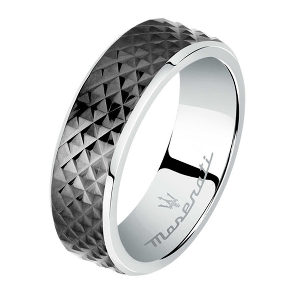 Maserati ring i med unik overflade