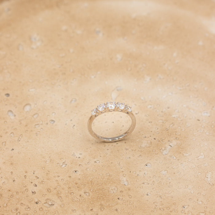 Detaljebillede af zirkonia i Nora IV alliancering
