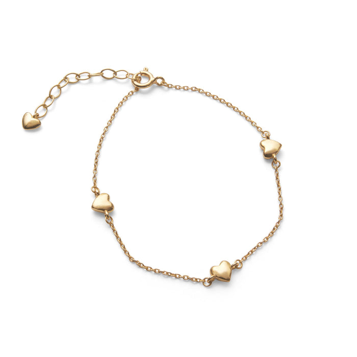 Pernille Corydon armbånd i forgyldt