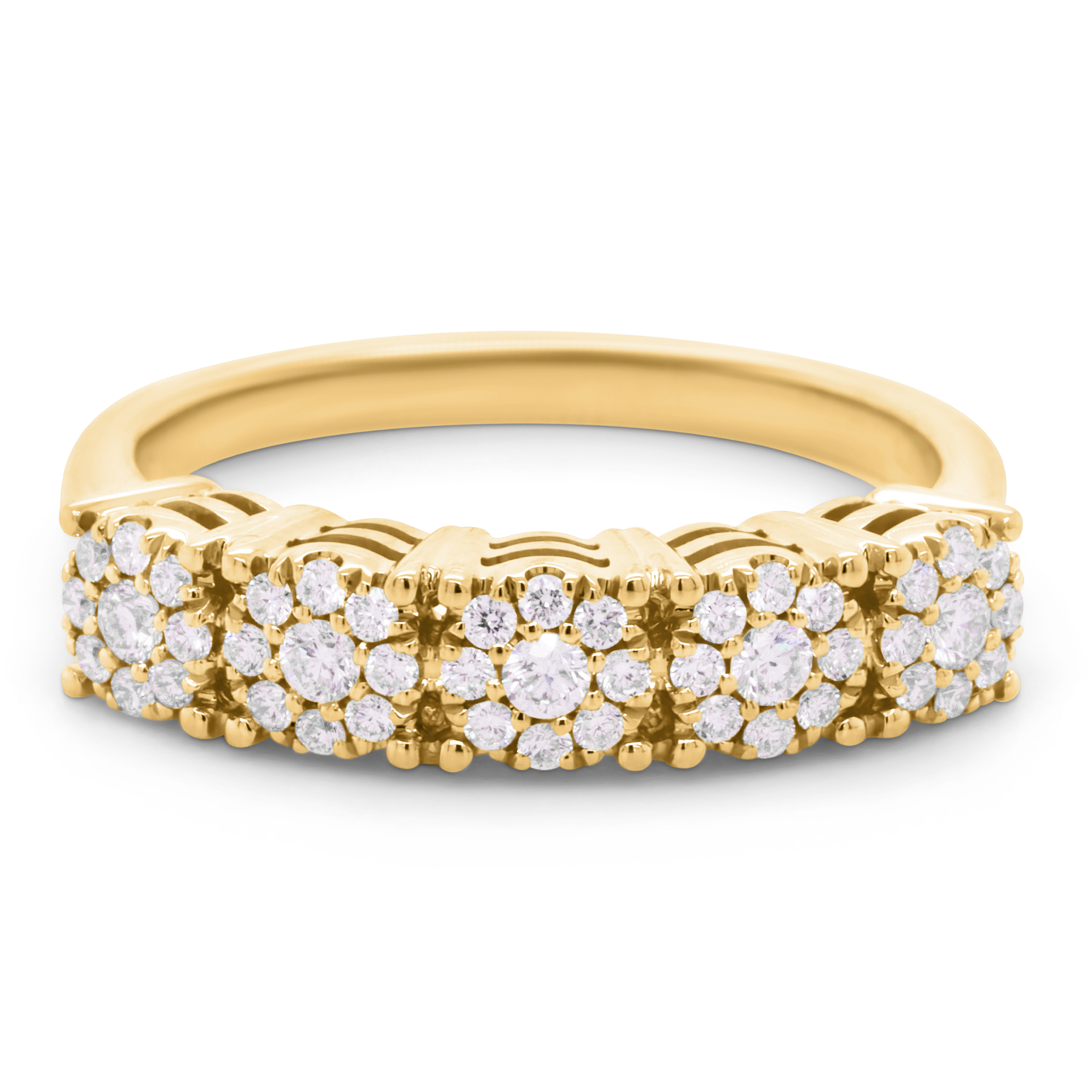 Diamantring i guld
