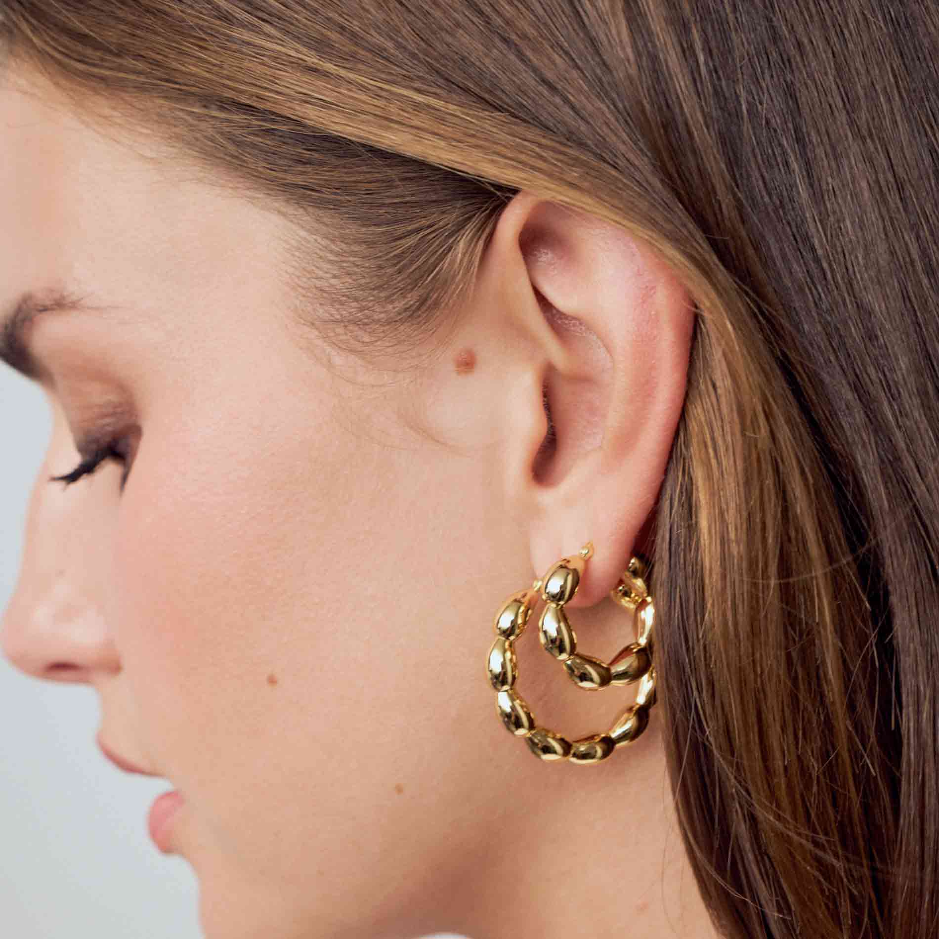 SIF JAKOBS ØRERINGE I FORGYLDT