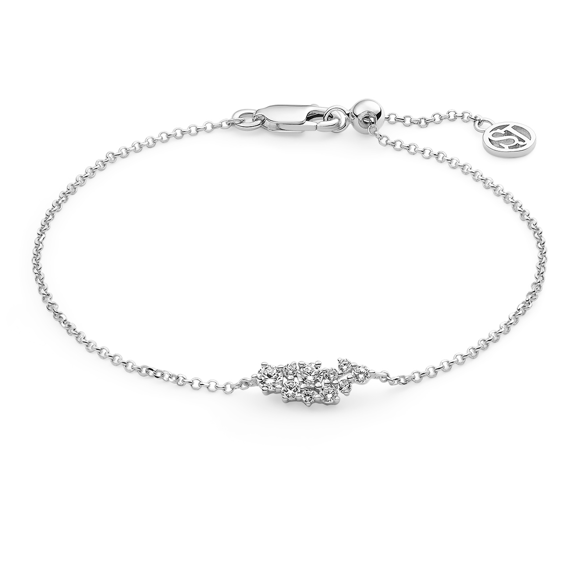 Sif Jakobs Cristallo armbånd i sølv