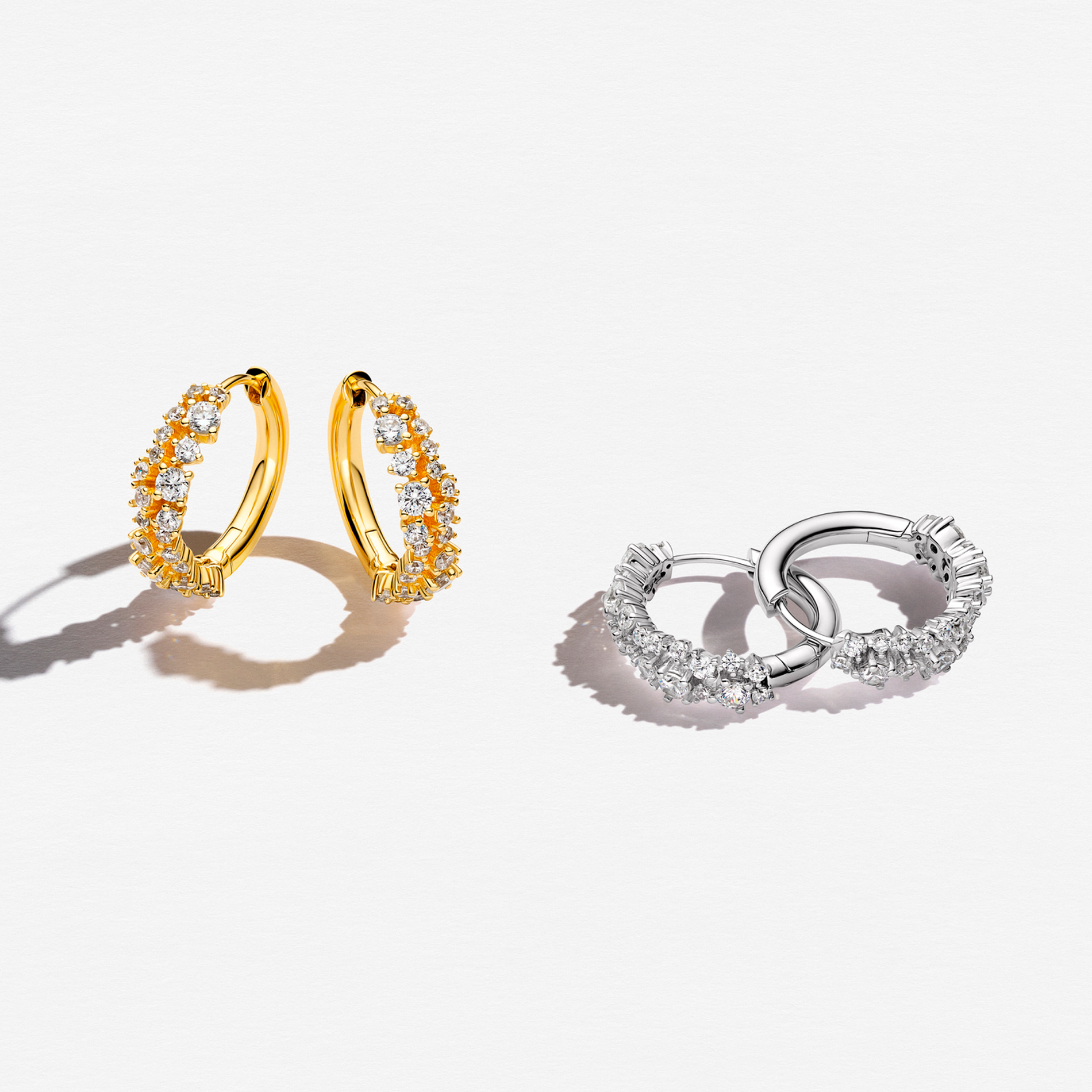 Sif Jakobs Cristallo Creolo øreringe i sølv